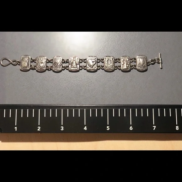 Authentic Brighton Silver Tone Bracelet - Picture 7 of 9